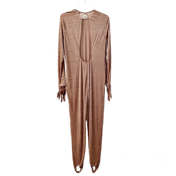 Skims Velvet Stirrup Onesie Logo One-piece Jumpsuit Sienna Plus Size 4X NEW - Picture 6 of 15
